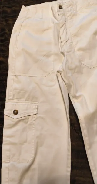 Pantalón Jogger Beige Pull & Bear Talla 32