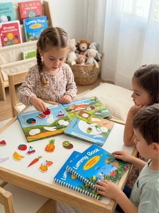 Libro interactivo artesanal para niños