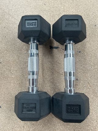 Mancuernas Ruster Hexagonales 2.5 Kg (Par)