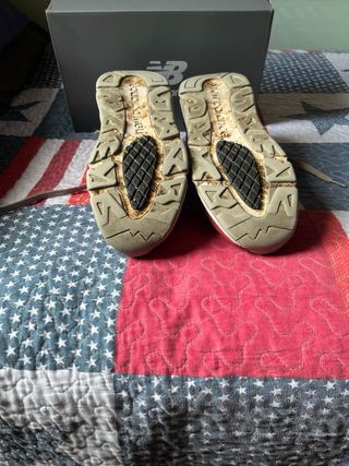 Zapatillas New Balance X90 Beige y Rojo