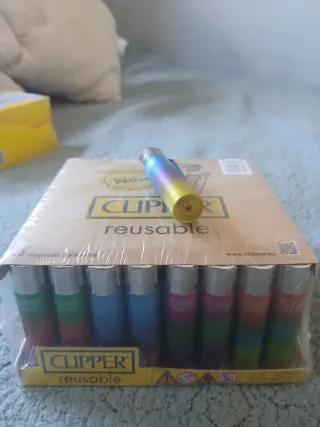 Accendini Clipper Riutilizzabili - Confezione da 48