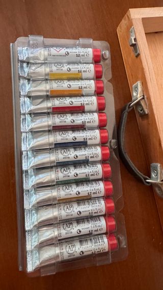 Maletín Pinturas Óleo y Paleta