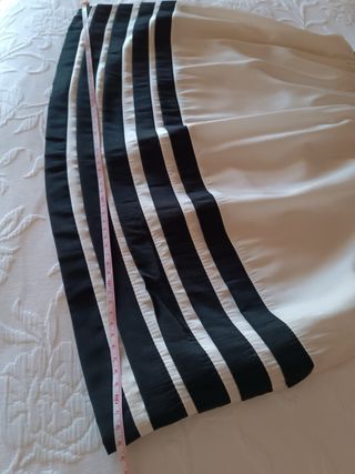 (S) Vestido babydoll pin up blanco y negro