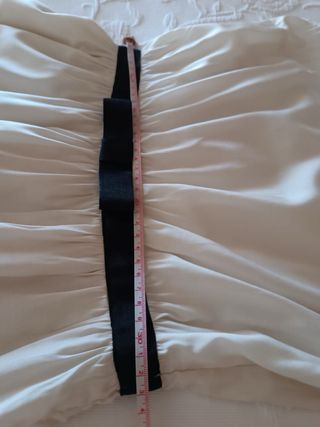 (S) Vestido babydoll pin up blanco y negro