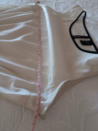 (S) Vestido babydoll pin up blanco y negro