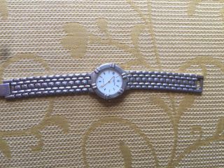 Reloj Christian Dior Quartz Plata y Blanco