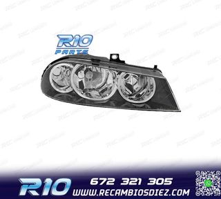 FARO DCH ALFA ROMEO 156 03-05 LOOK CROMADO NEGRO