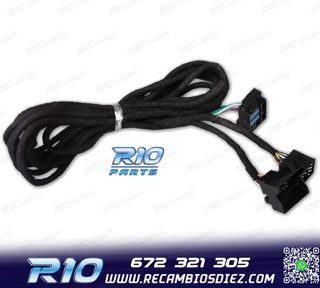 CABLE DE 6 METROS ISO COCHES BMW CON CONEXIÓN EN EL MALETER