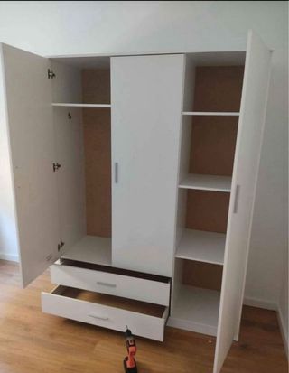 Armario blanco modular