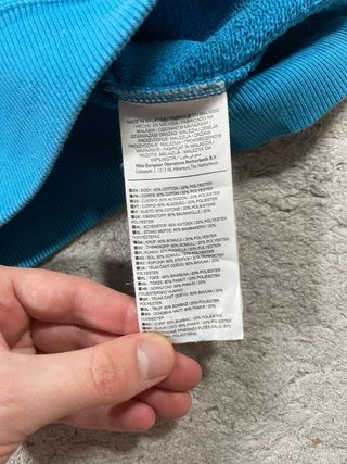 Sudadera Nike Azul Talla S
