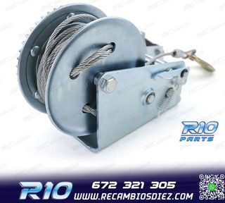 CABRESTANTE PROFESIONAL 1500KG Y 10 METROS