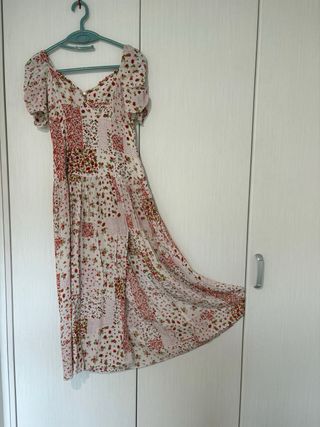 Vestido Zara Estampado Floral Talla S