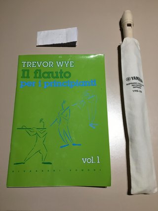 Flauto Dolce Yamaha YRS-23, con Custodia in stoffa
