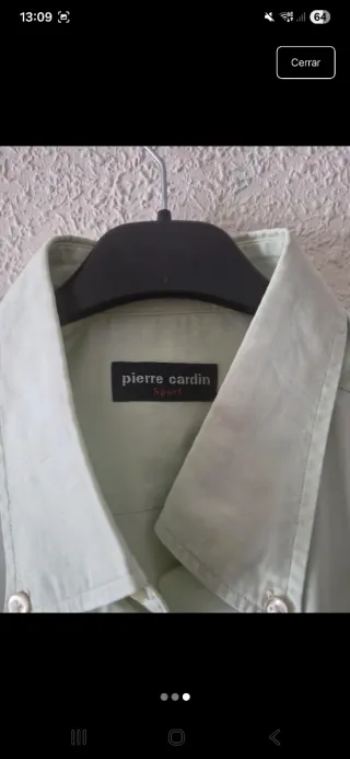 Camisa Pierre Cardin verde