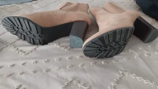 Botines mujer beige sin estrenar