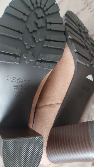 Botines mujer beige sin estrenar