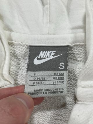 Sudadera Nike Vintage Blanco Talla S