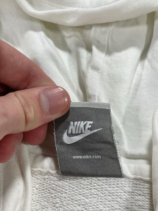 Sudadera Nike Vintage Blanco Talla S