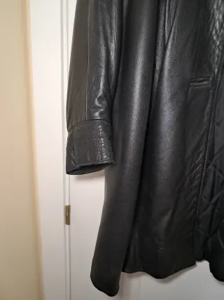 Chaqueta de cuero auténtico