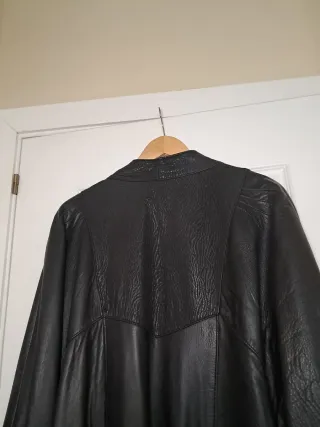 Chaqueta de cuero auténtico