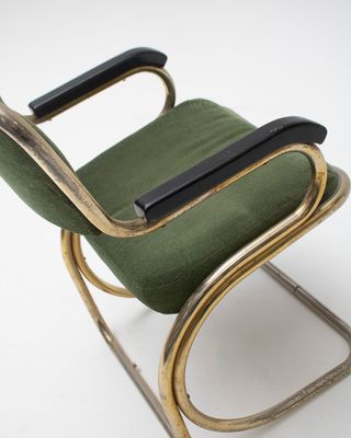 8 Sillas Space Age Tubulares Doradas