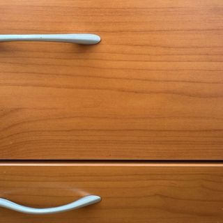 Mesita de noche madera 2 cajones