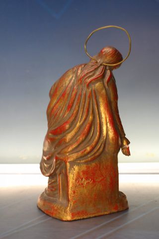 Nacimiento, Presepe di Ortigas. Belloso. 6 pezzi firmati in cartongesso. Circa 1940.