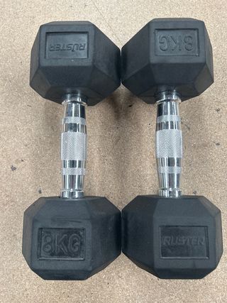 Mancuernas Hexagonales Ruster 8kg (Par)