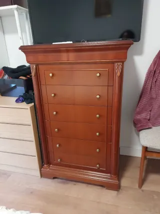 Dormitorio Matrimonio Madera, cerezo