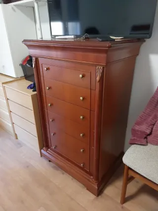 Dormitorio Matrimonio Madera, cerezo