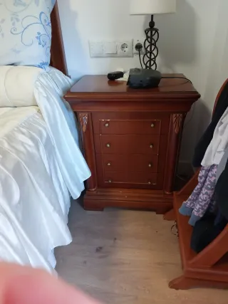 Dormitorio Matrimonio Madera, cerezo