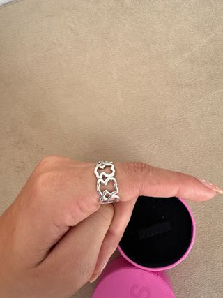 Anillo Tous Oso Plata