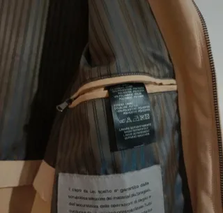 Giacca uomo Faciba beige Made in Italy taglia 54