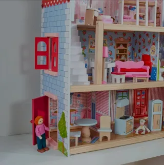 Casa de muñecas KidKraft de madera.