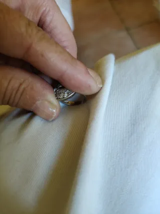 Anillo Plata Ley Circonitas Talla 12 por palo Tatu