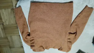 Jersey marrón caldera con volantes