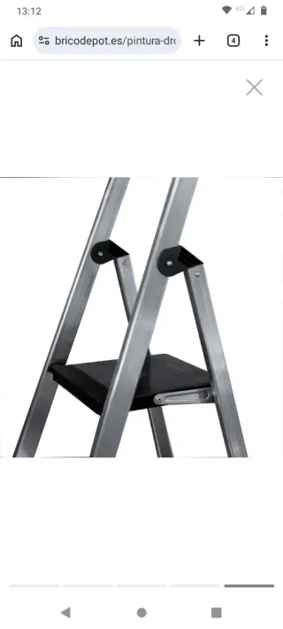 Escalera aluminio 5 peldaños