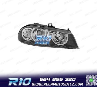 FARO DCH ALFA ROMEO 156 03-05 LOOK CROMADO NEGRO