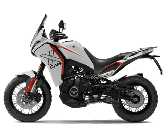 Moto Morini X-Cape 700 Blanca, Roja, Negra