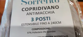 Funda sofá 3 plazas gris