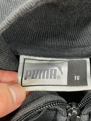 Jersey Cremallera Puma Negro Talla S