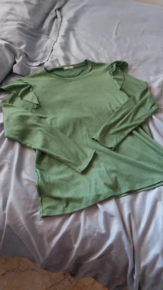 Camiseta manga larga Encuentro XL volantes