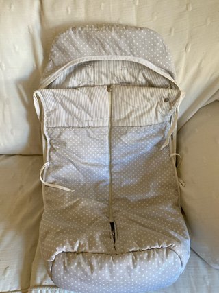 Saco para carrito bebé a rayas