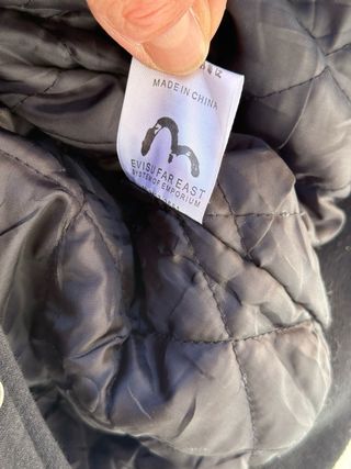 Chaqueta Evisu Varsity Negra Multicolor Talla M