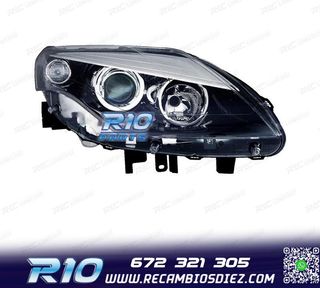 FARO DCH PARA RENAULT LAGUNA III 11- FONDO NEGRO