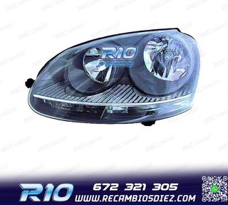 FARO IZQ VOLKSWAGEN VW GOLF V 03-08 FONDO GRIS