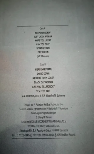 Vinilo Brian Johnson & Geordie - Keep On Rockin'