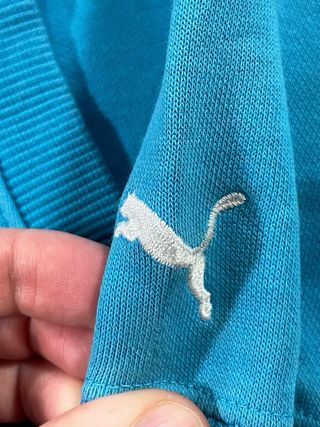 Sudadera Cremallera Puma Azul Talla S