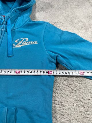 Sudadera Cremallera Puma Azul Talla S
