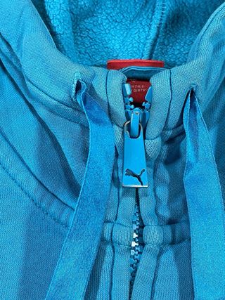 Sudadera Cremallera Puma Azul Talla S